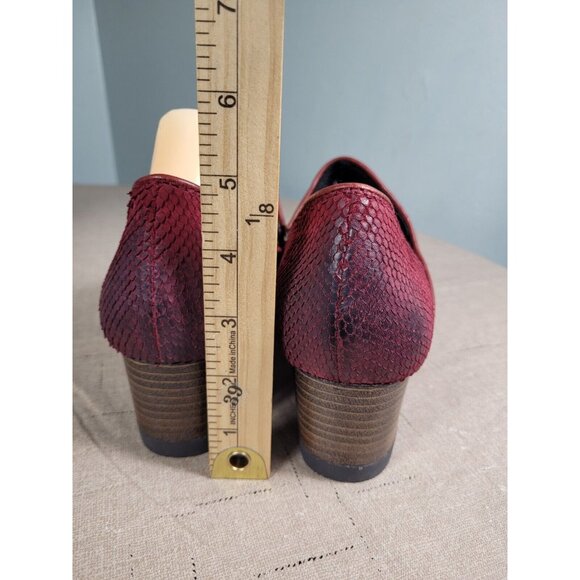 Bussola Women's Size 9 39 Ankle Boots Weyburn Willow Wedges Missouri Wine (869) - Picture 5 of 9